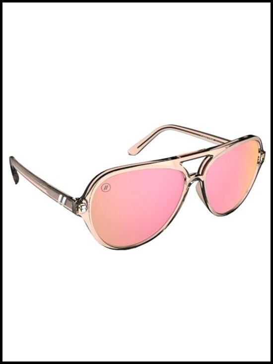 Polarized Aviator Sunglasses with Wrap-Around Silhouette - 100% UV Protection